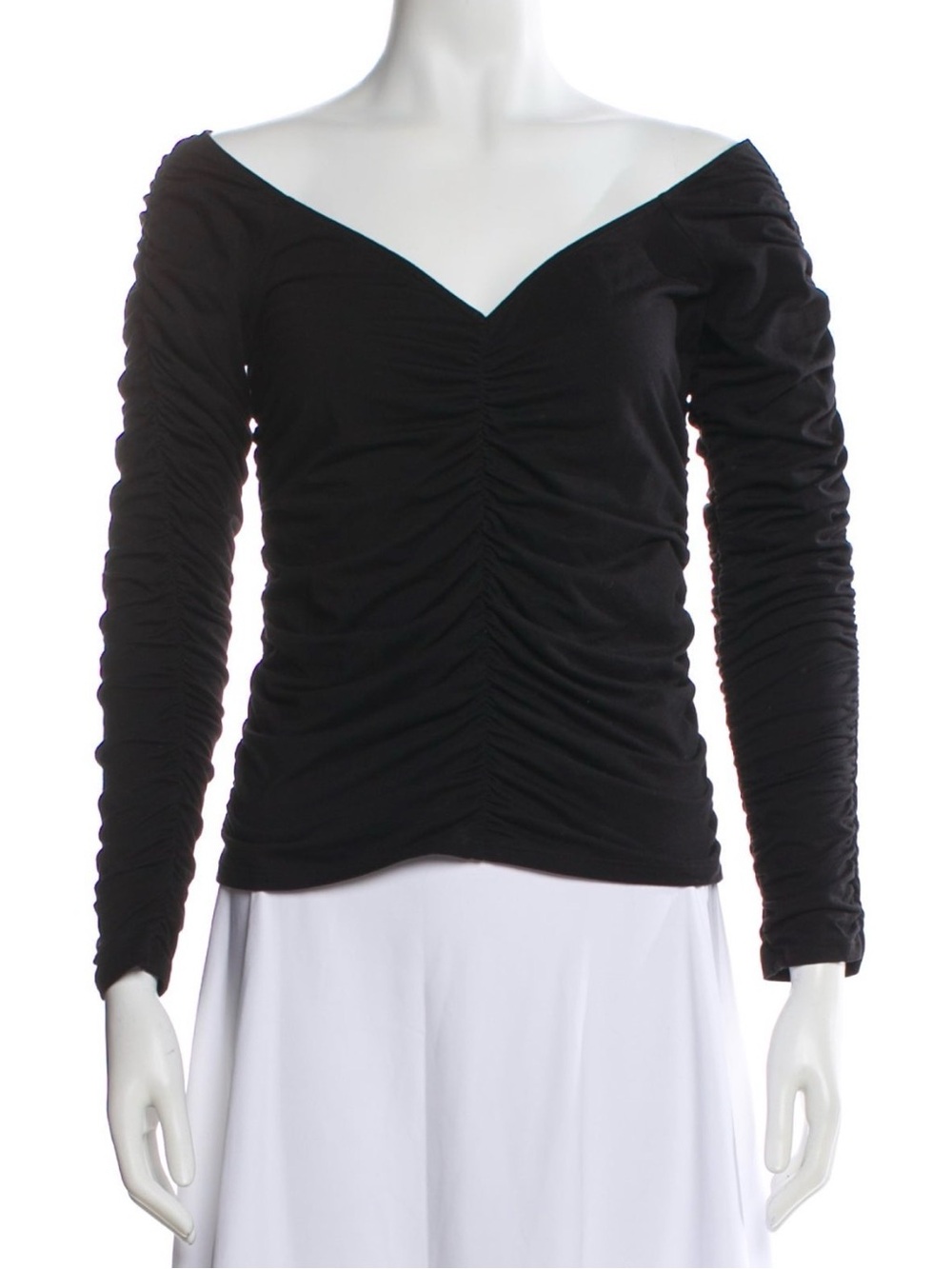 Reformation Ruched Off-Shoulder Women's Top - size M